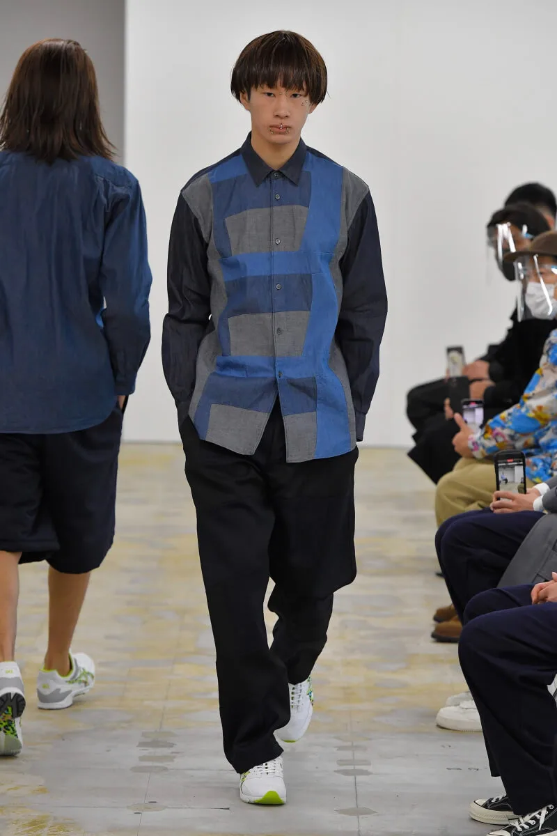 コムデギャルソンシャツ 2021年秋冬 LOOK 6
