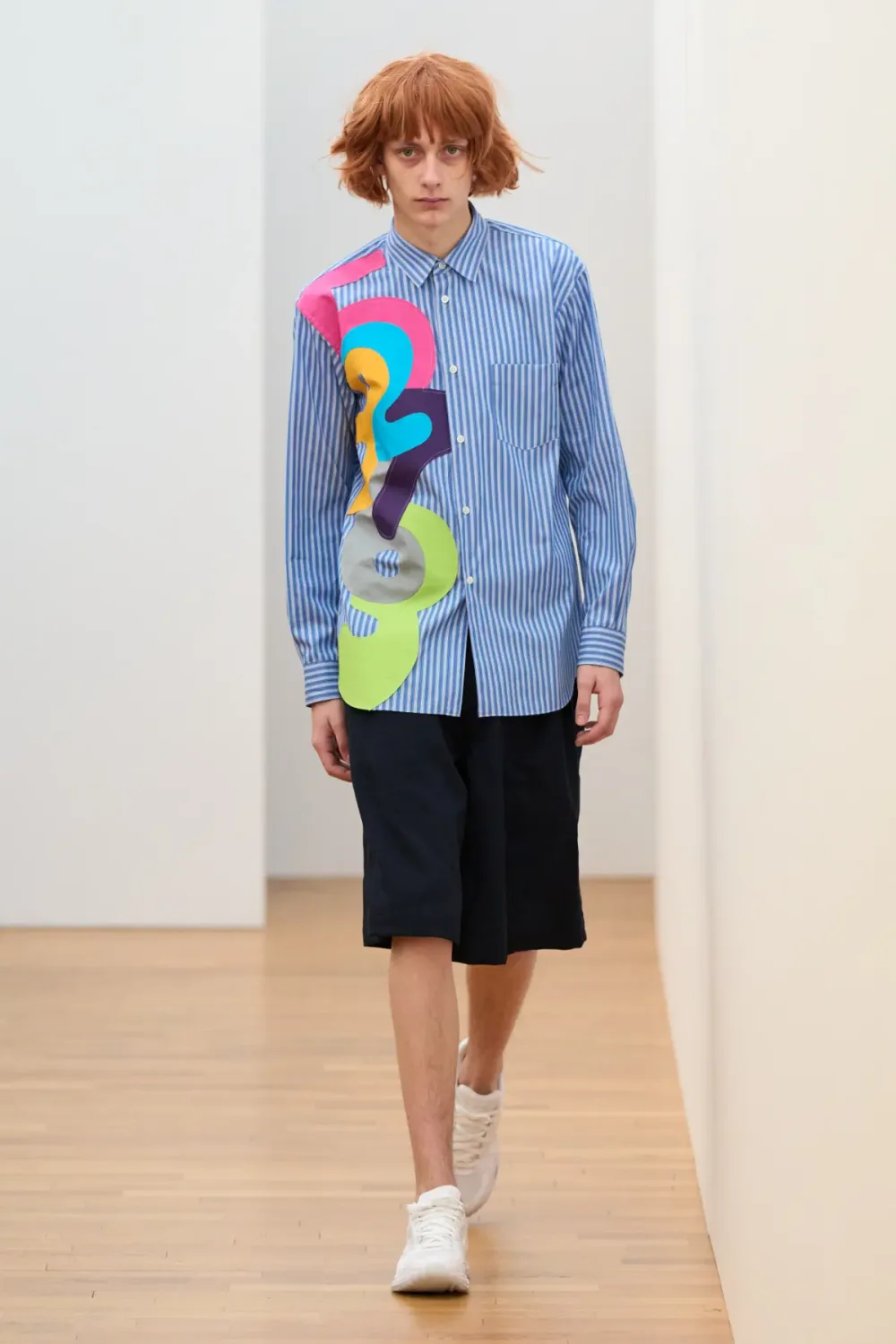 コムデギャルソンシャツ 2025年秋冬 LOOK 5