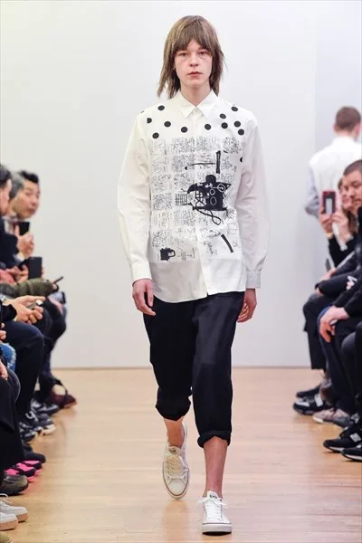 コムデギャルソンシャツ 2018秋冬 LOOK 12