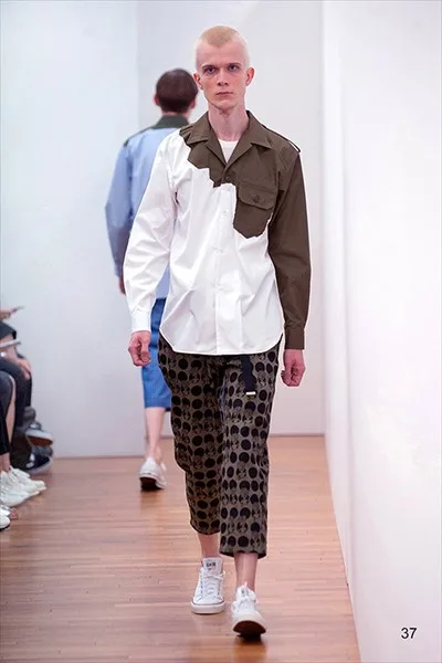 コムデギャルソンシャツ 2017春夏 LOOK 37