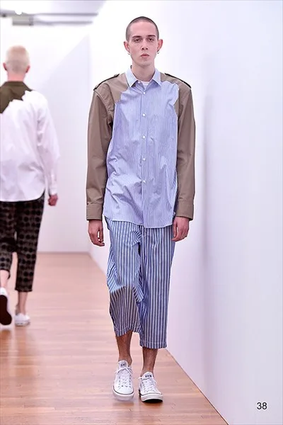 コムデギャルソンシャツ 2017春夏 LOOK 38