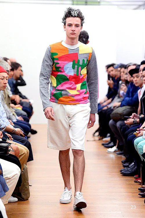コムデギャルソンシャツ 2015春夏 LOOK 23