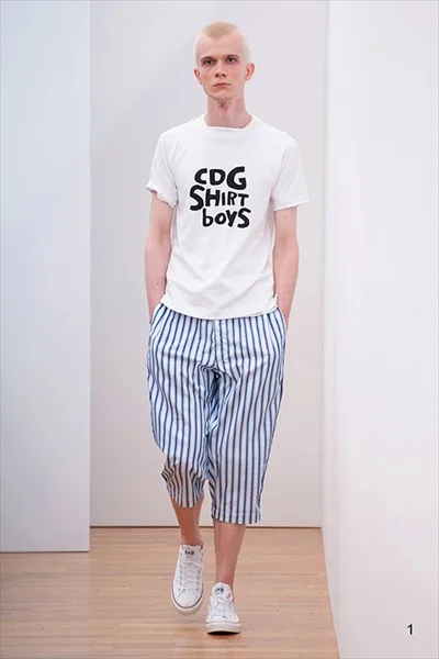 コムデギャルソンシャツ 2017春夏 LOOK 40
