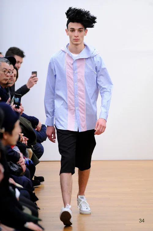 コムデギャルソンシャツ 2015秋冬 LOOK 34