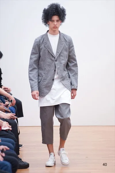 コムデギャルソンシャツ 2016春夏 LOOK 40