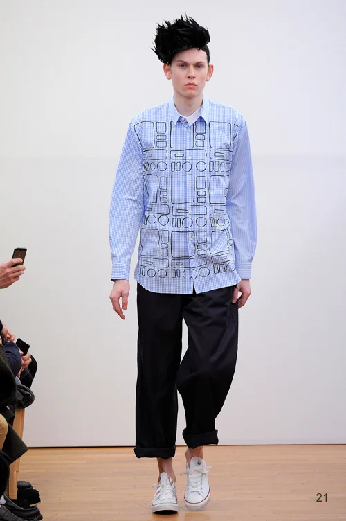 コムデギャルソンシャツ 2015秋冬 LOOK 21