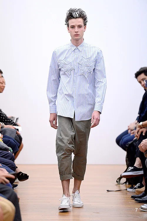 コムデギャルソンシャツ 2015春夏 LOOK 7