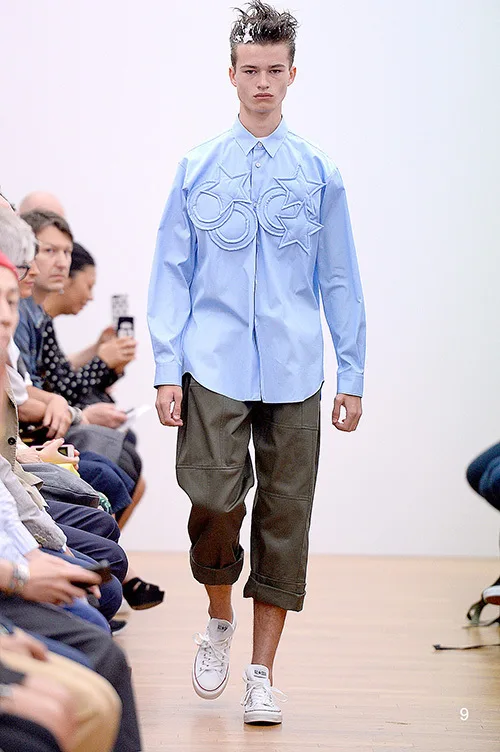 コムデギャルソンシャツ 2015春夏 LOOK 9