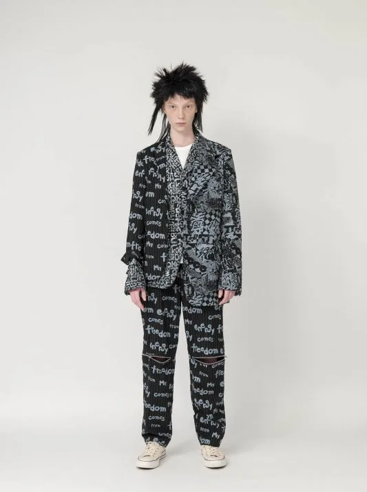 ブラックコムデギャルソン 2019秋冬 LOOK 38
