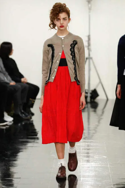 トリココムデギャルソン 2018秋冬 LOOK 29