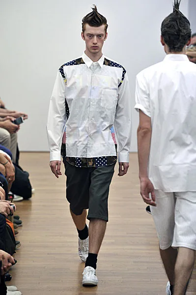 コムデギャルソンシャツ 2011春夏 LOOK 9