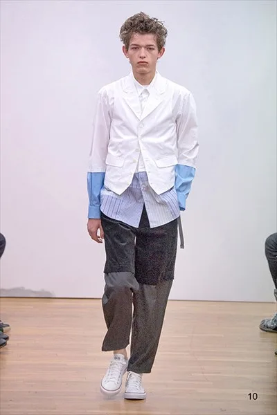 コムデギャルソンシャツ 2016秋冬 LOOK 10