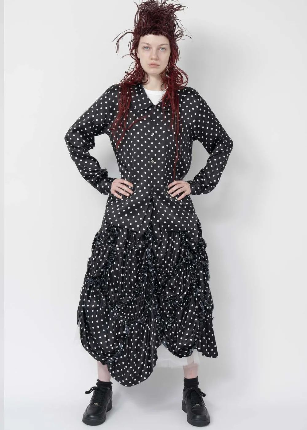 ブラックコムデギャルソン 2025年秋冬 LOOK 6