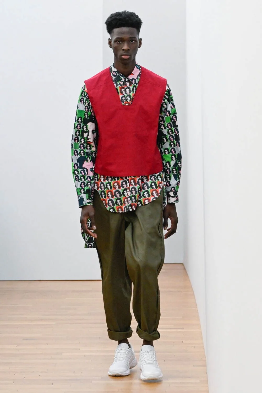 コムデギャルソンシャツ 2024年春夏 LOOK 12