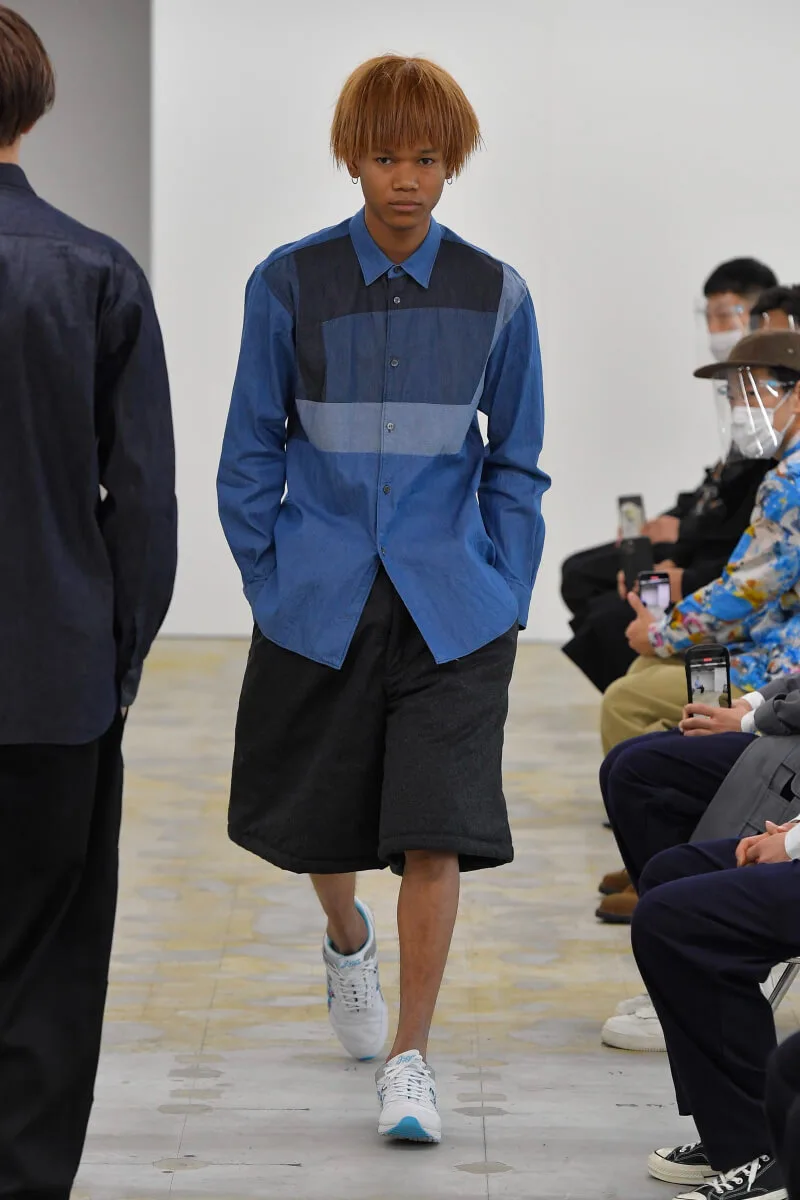コムデギャルソンシャツ 2021年秋冬 LOOK 7