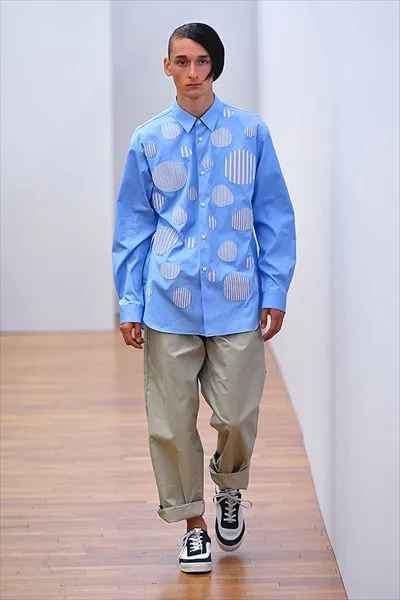 コムデギャルソンシャツ 2018春夏 LOOK 17