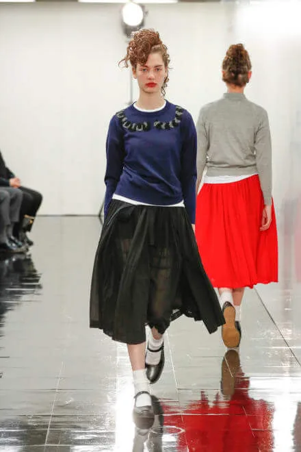 トリココムデギャルソン 2018秋冬 LOOK 28