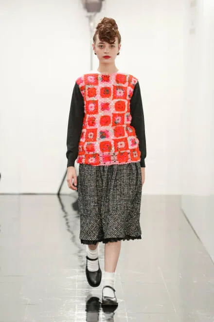 トリココムデギャルソン 2018秋冬 LOOK 38