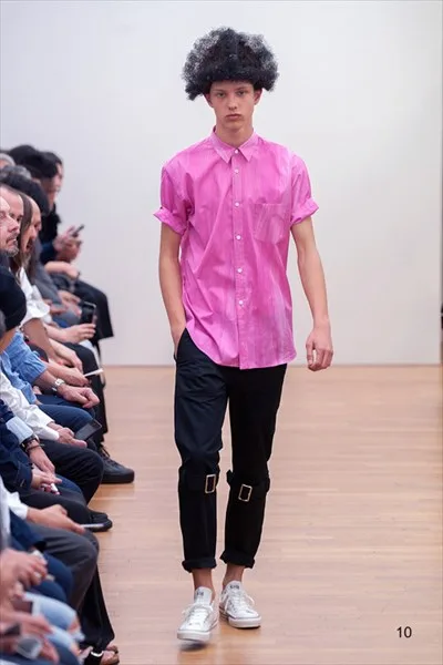 コムデギャルソンシャツ 2016春夏 LOOK 10