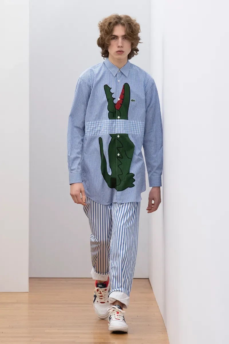 コムデギャルソンシャツ 2023年秋冬 LOOK 24