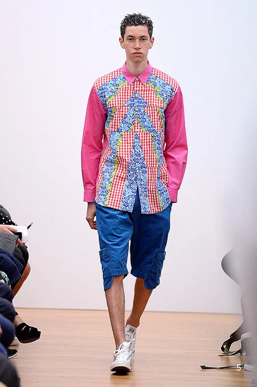 コムデギャルソンシャツ 2015春夏 LOOK 5