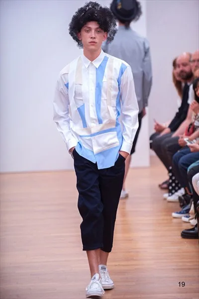 コムデギャルソンシャツ 2016春夏 LOOK 19