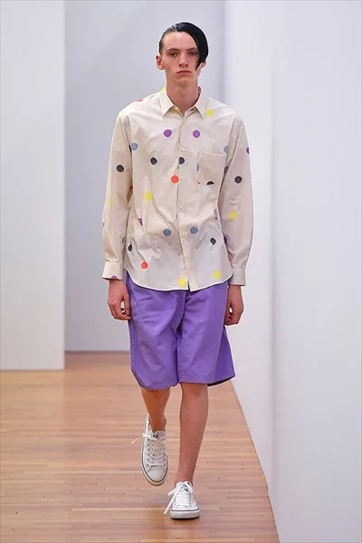 コムデギャルソンシャツ 2018春夏 LOOK 9
