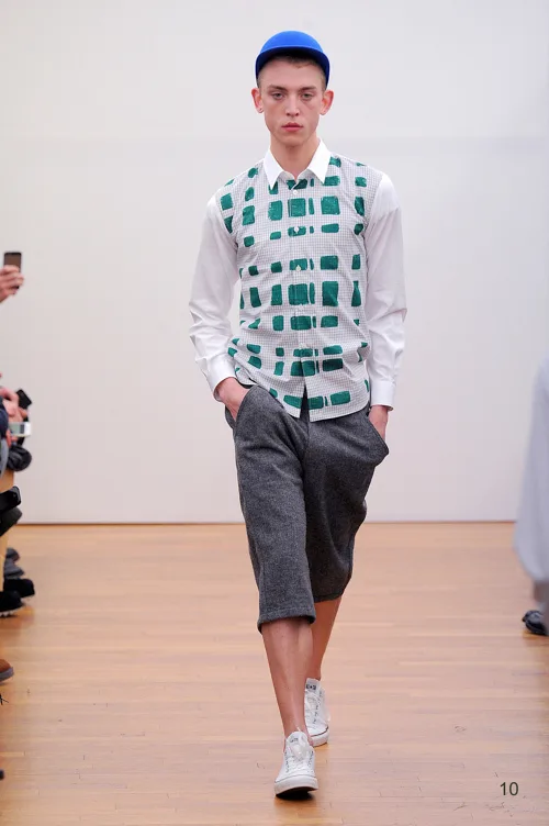 コムデギャルソンシャツ 2015秋冬 LOOK 10