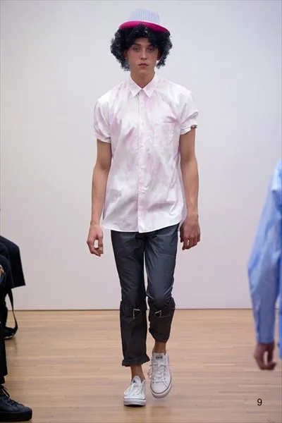 コムデギャルソンシャツ 2016春夏 LOOK 9