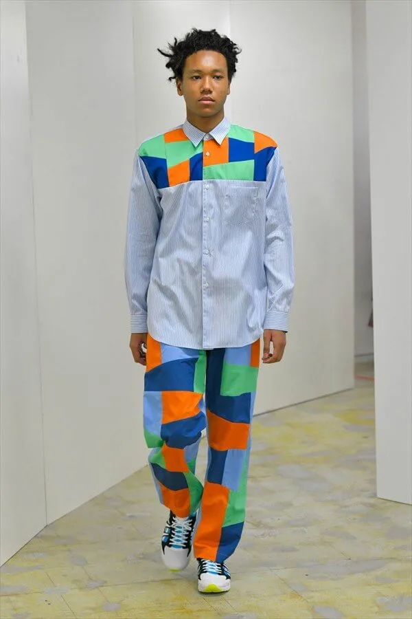 コムデギャルソンシャツ 2021春夏 LOOK 25