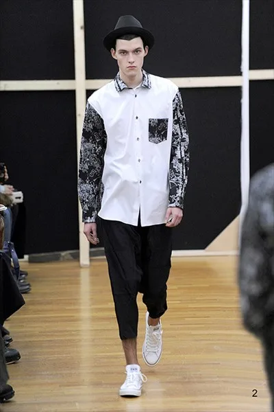 コムデギャルソンシャツ 2014秋冬 LOOK 2