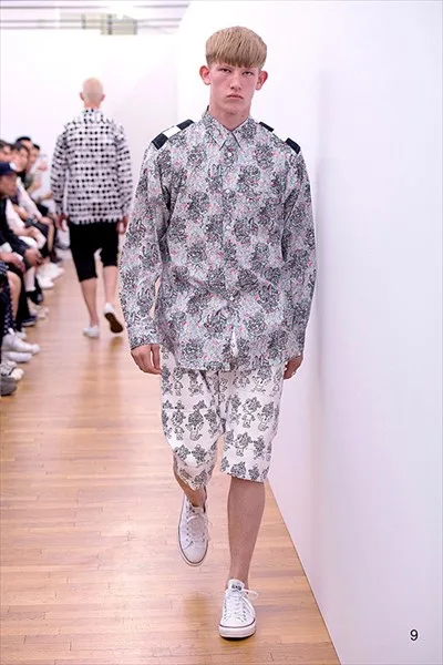 コムデギャルソンシャツ 2017春夏 LOOK 9