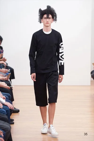 コムデギャルソンシャツ 2016春夏 LOOK 35