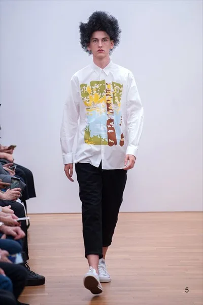 コムデギャルソンシャツ 2016春夏 LOOK 5