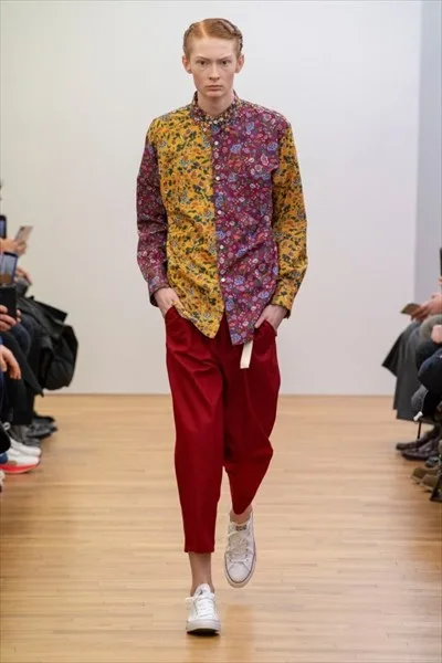 コムデギャルソンシャツ 2019秋冬 LOOK 17