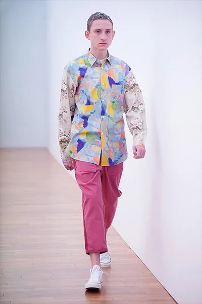コムデギャルソンシャツ 2017秋冬 LOOK 9