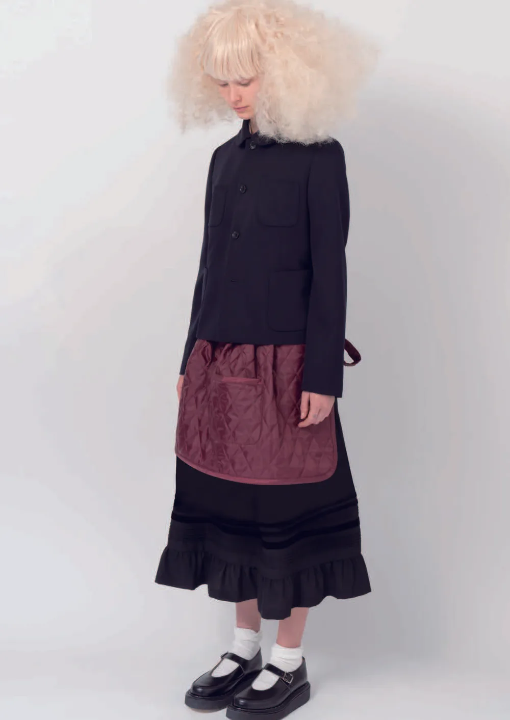 コムデギャルソンガール 2024年秋冬 LOOK 6