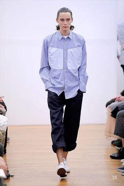 コムデギャルソンシャツ 2014春夏 LOOK 35