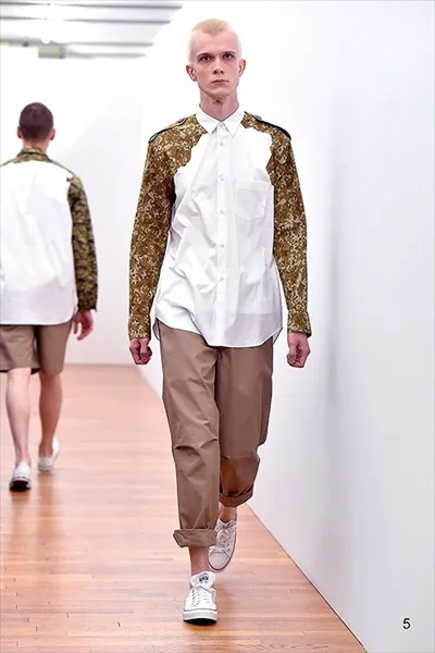 コムデギャルソンシャツ 2017春夏 LOOK 5