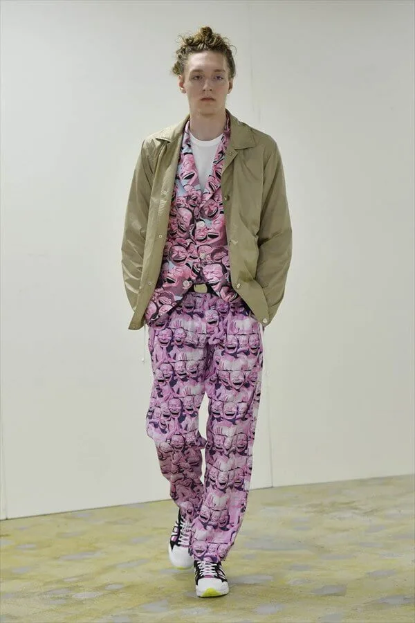 コムデギャルソンシャツ 2021春夏 LOOK 15