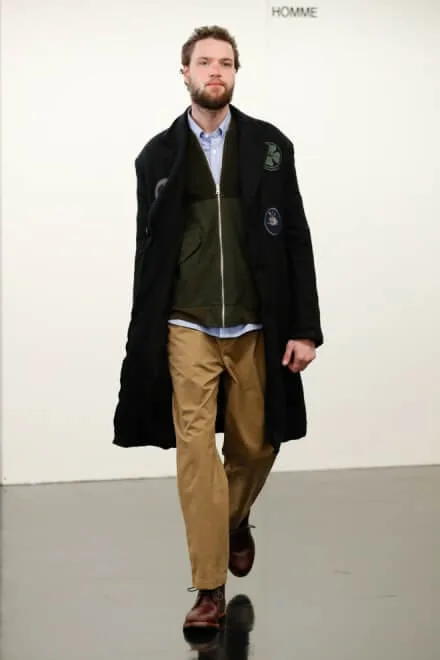コムデギャルソンオム 2017秋冬 LOOK 23