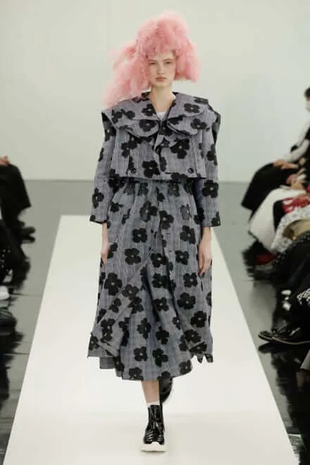 トリココムデギャルソン 2020秋冬 LOOK 24