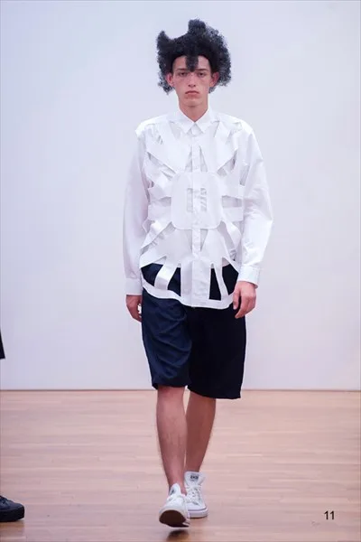 コムデギャルソンシャツ 2016春夏 LOOK 11