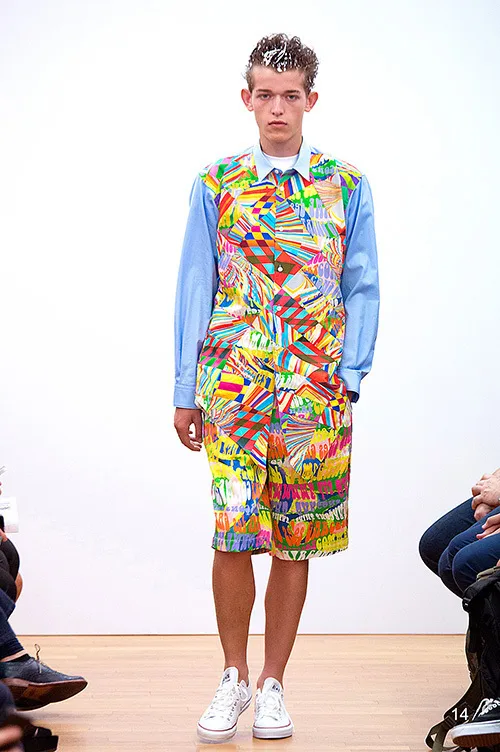 コムデギャルソンシャツ 2015春夏 LOOK 14