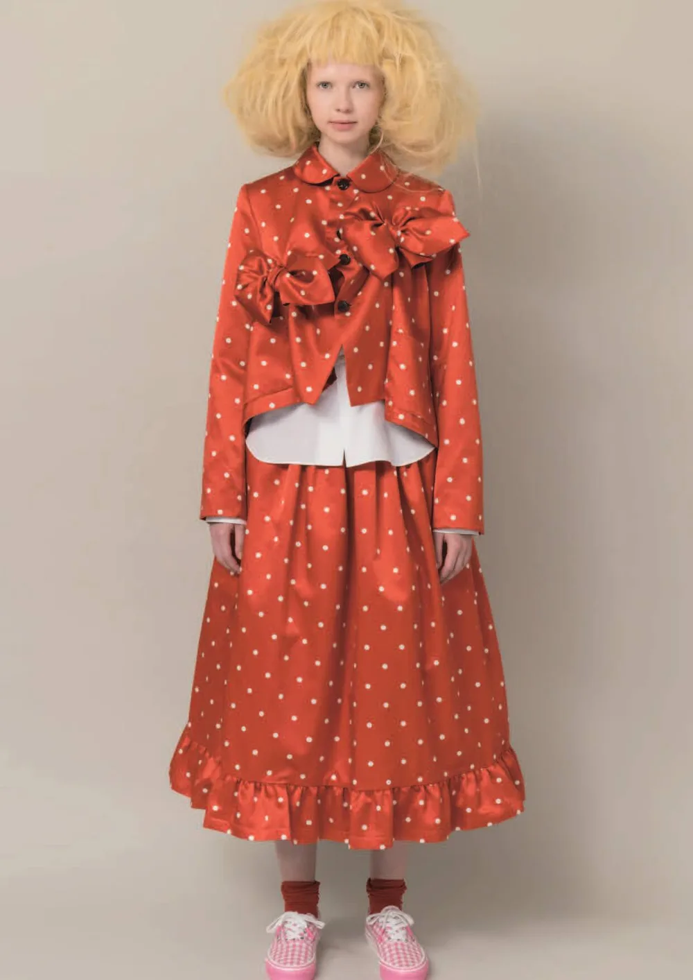 コムデギャルソンガール 2022年秋冬 LOOK 7