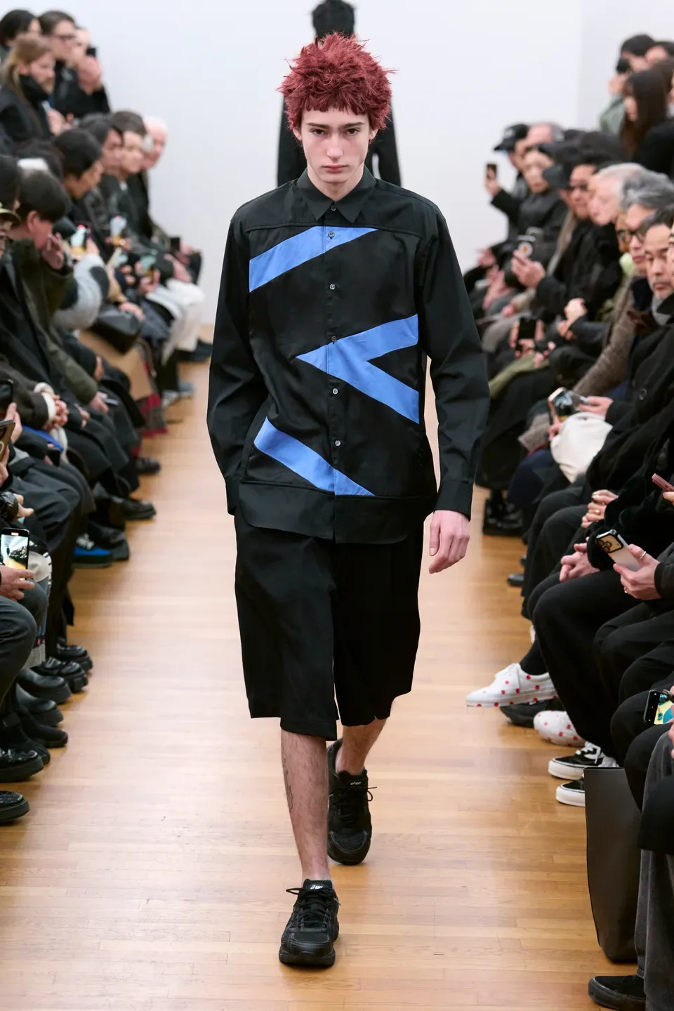 コムデギャルソンシャツ 2026年秋冬 LOOK 5