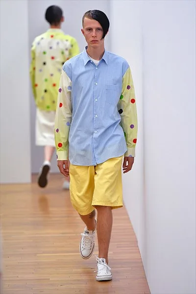 コムデギャルソンシャツ 2018春夏 LOOK 12
