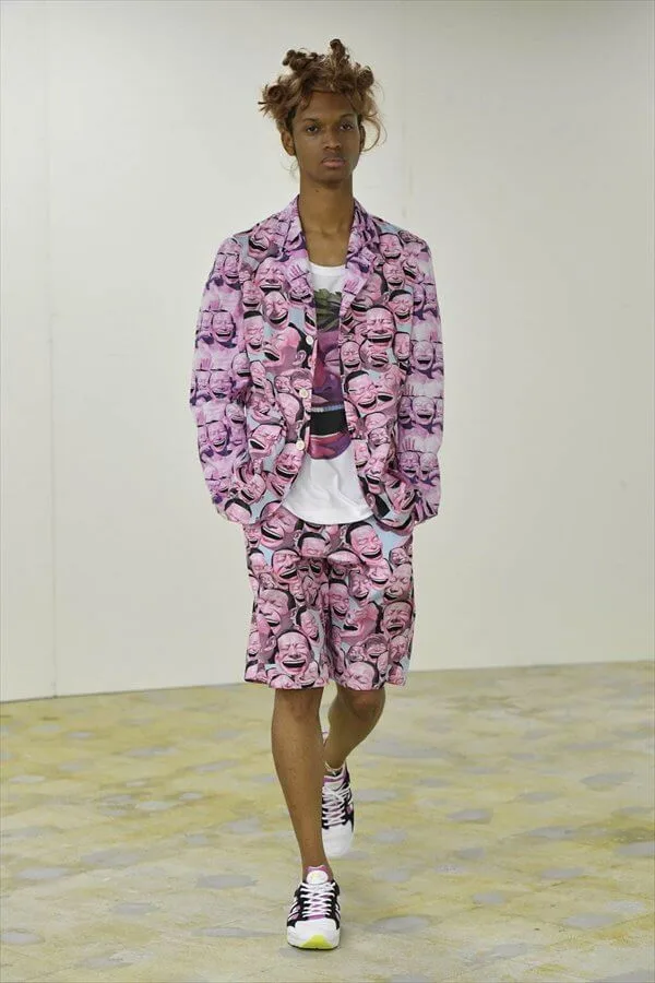 コムデギャルソンシャツ 2021春夏 LOOK 14