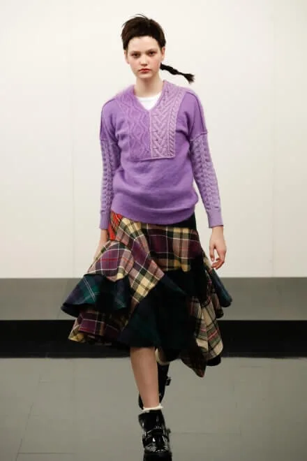 トリココムデギャルソン 2017秋冬 LOOK 48
