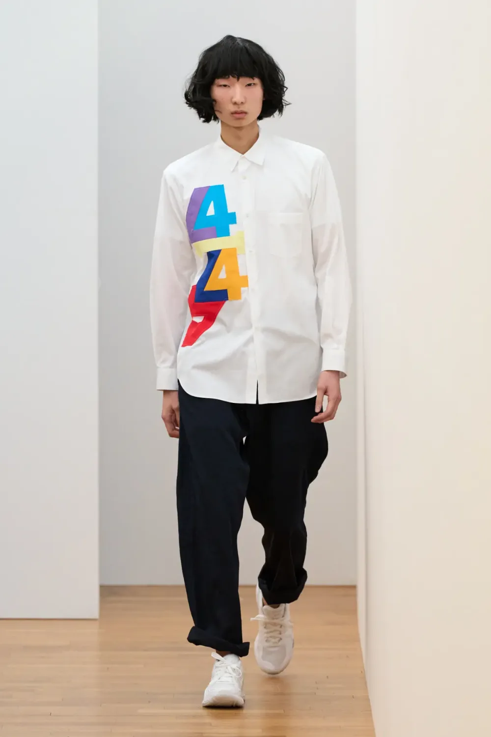 コムデギャルソンシャツ 2025年秋冬 LOOK 7